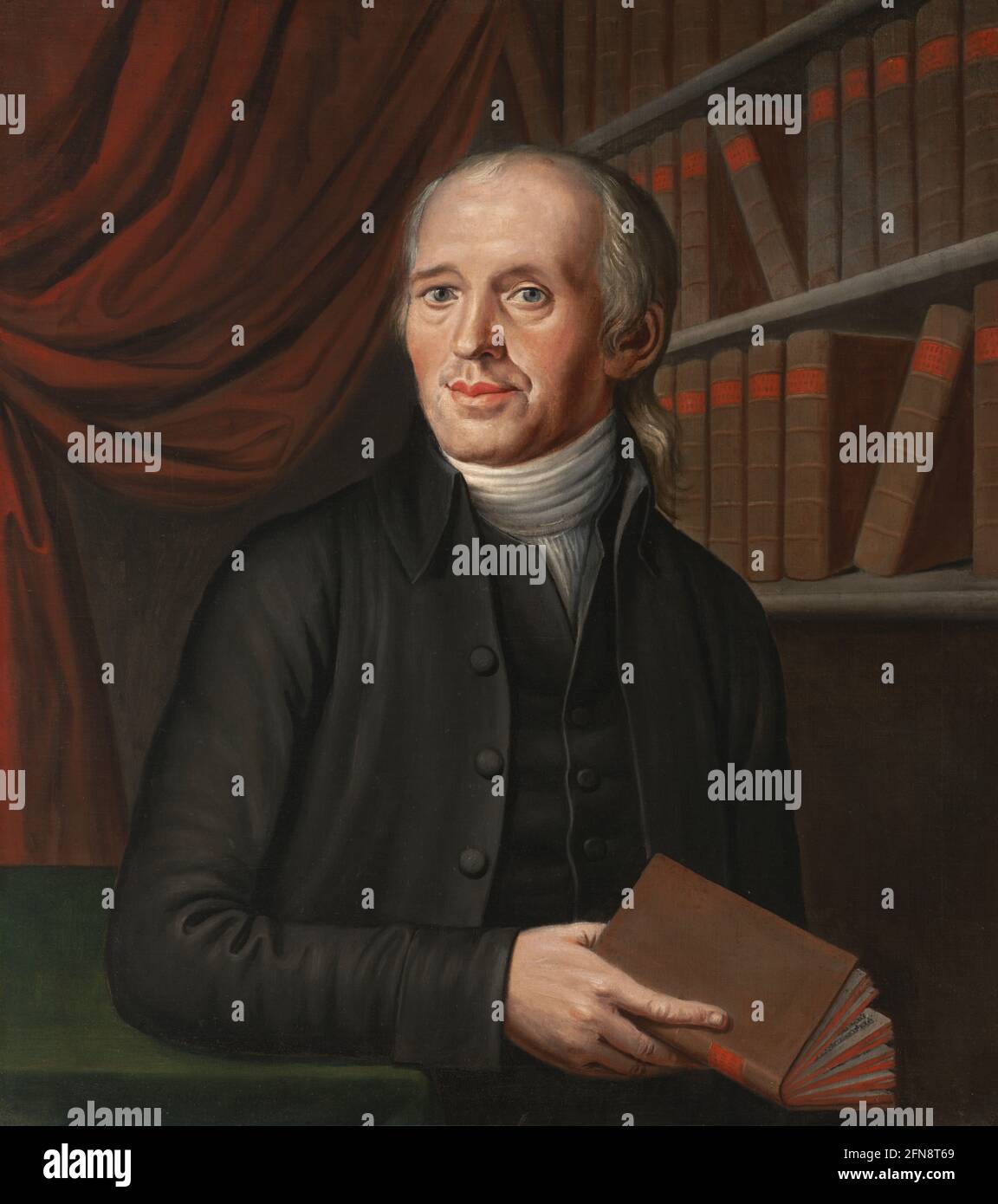 Reverendo Justus Henry Christian Helmuth, c. 1795. Foto de stock