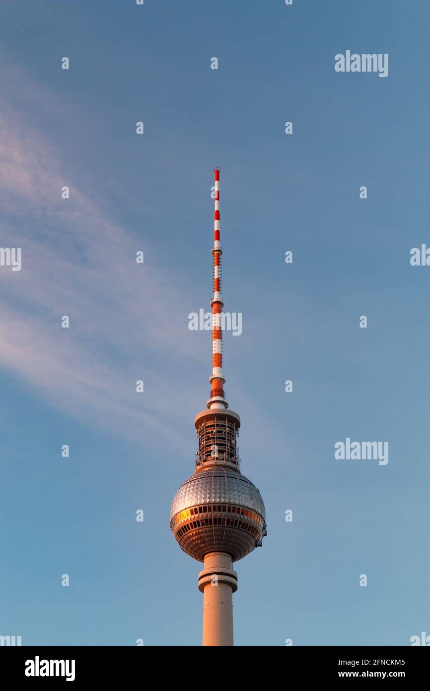 La torre de televisión, Berlín, Alemania Foto de stock