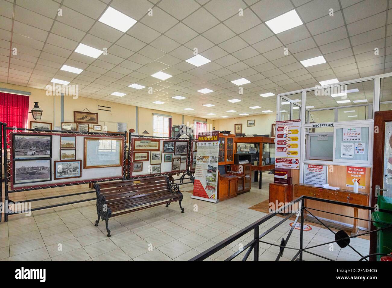 Museo Ferroviario en Nairobi Kenia África Foto de stock