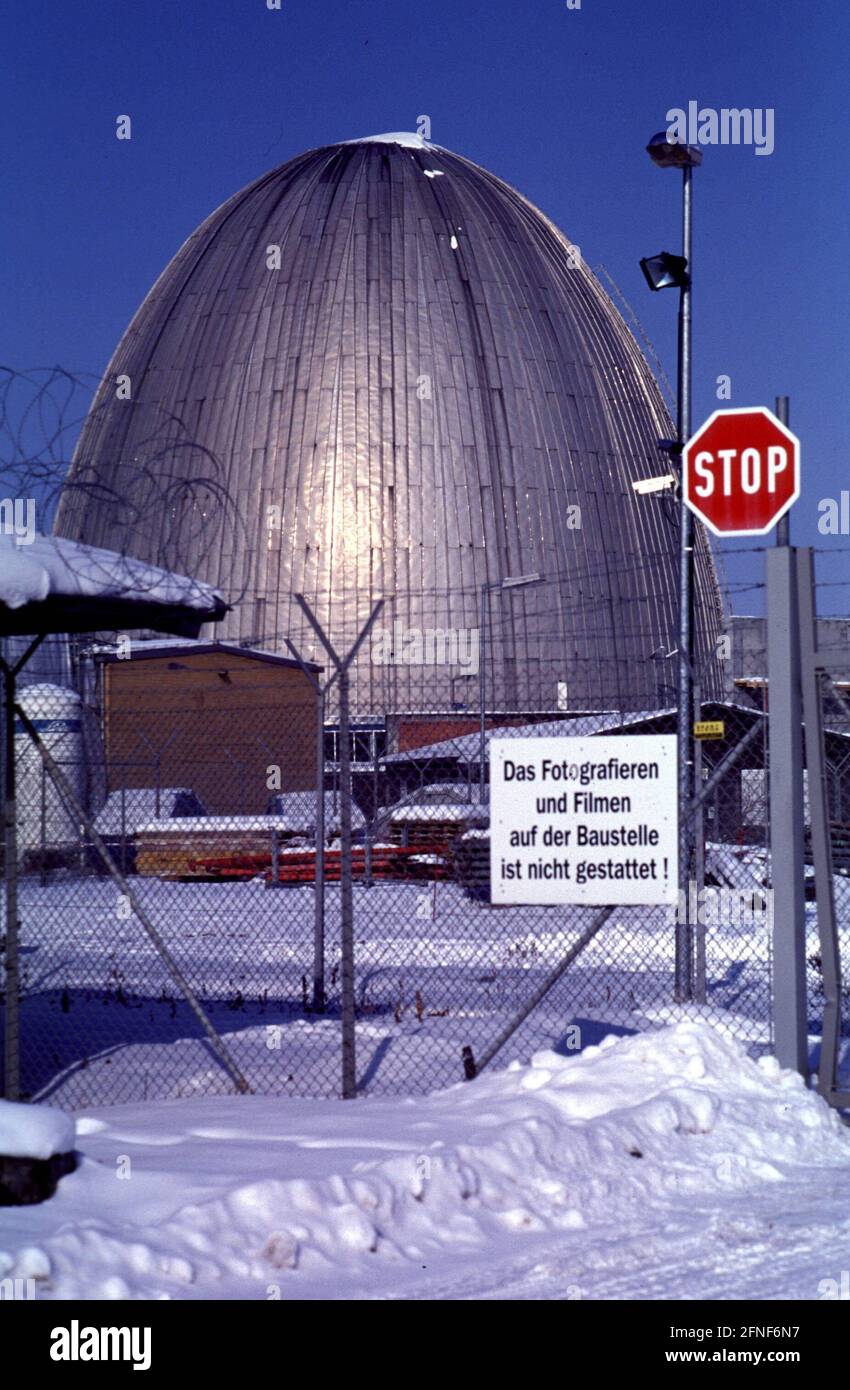 Reactor de investigación y pruebas de la Universidad Técnica de Munich, en Garching, cerca de Munich. [traducción automática] Foto de stock