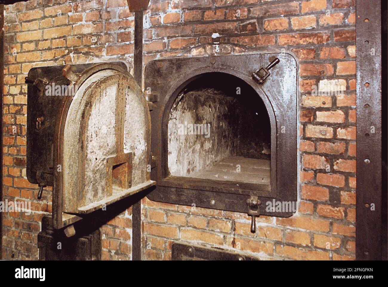 Polonia / Historia / Campo de concentración / 1999 Campo de concentración  Auschwitz, campo principal, el horno de combustión en el crematorio, //  Judíos / Nazi / Fascismo // Patrimonio de la