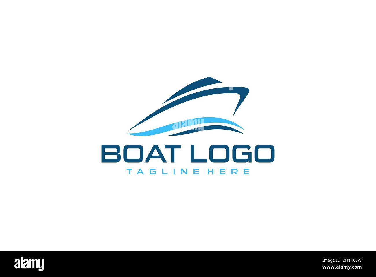 Plantilla de diseño de logotipos de barcos Marca de gráficos