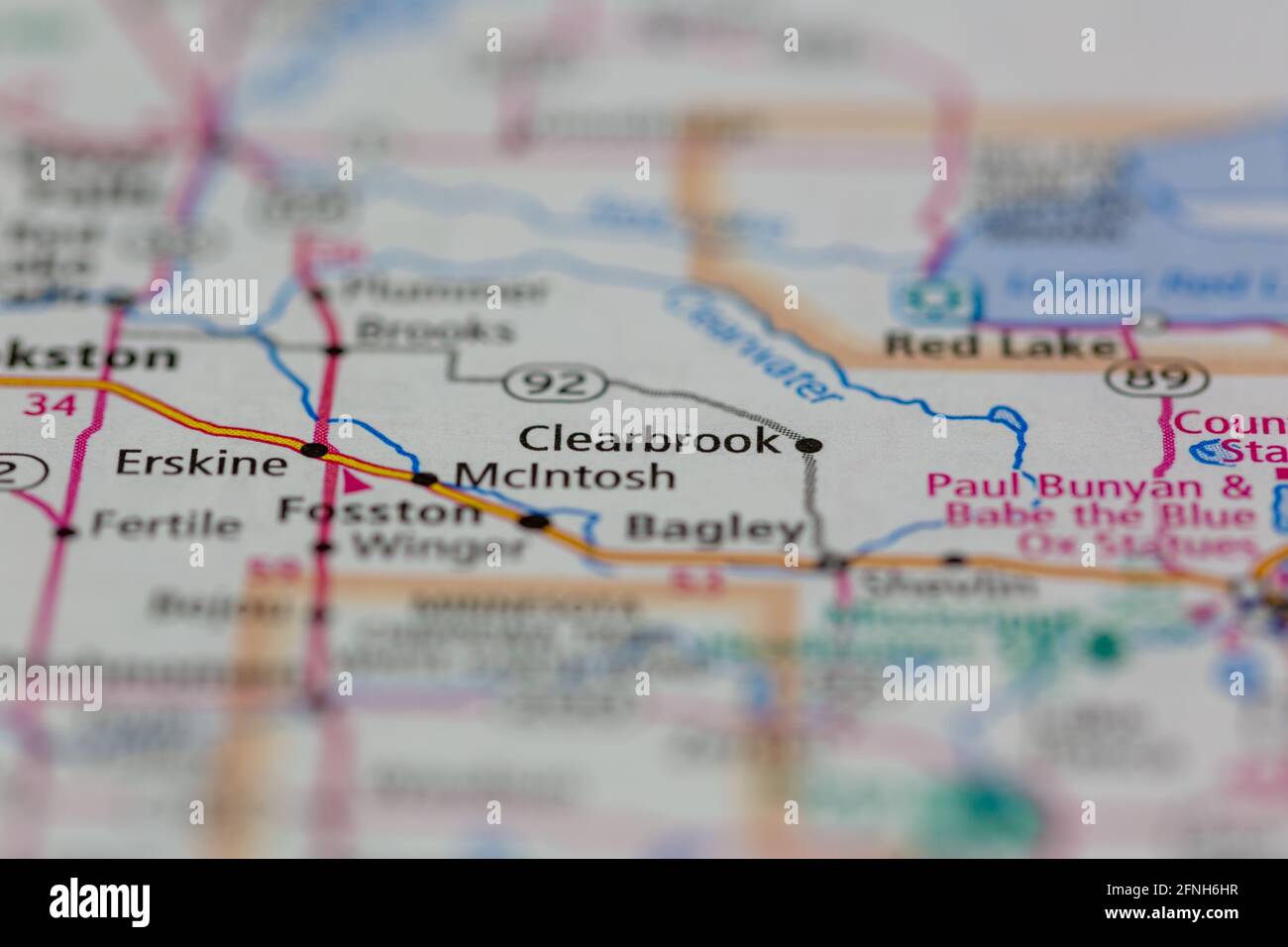 Clearbrook en un mapa fotografías e imágenes de alta resolución Alamy