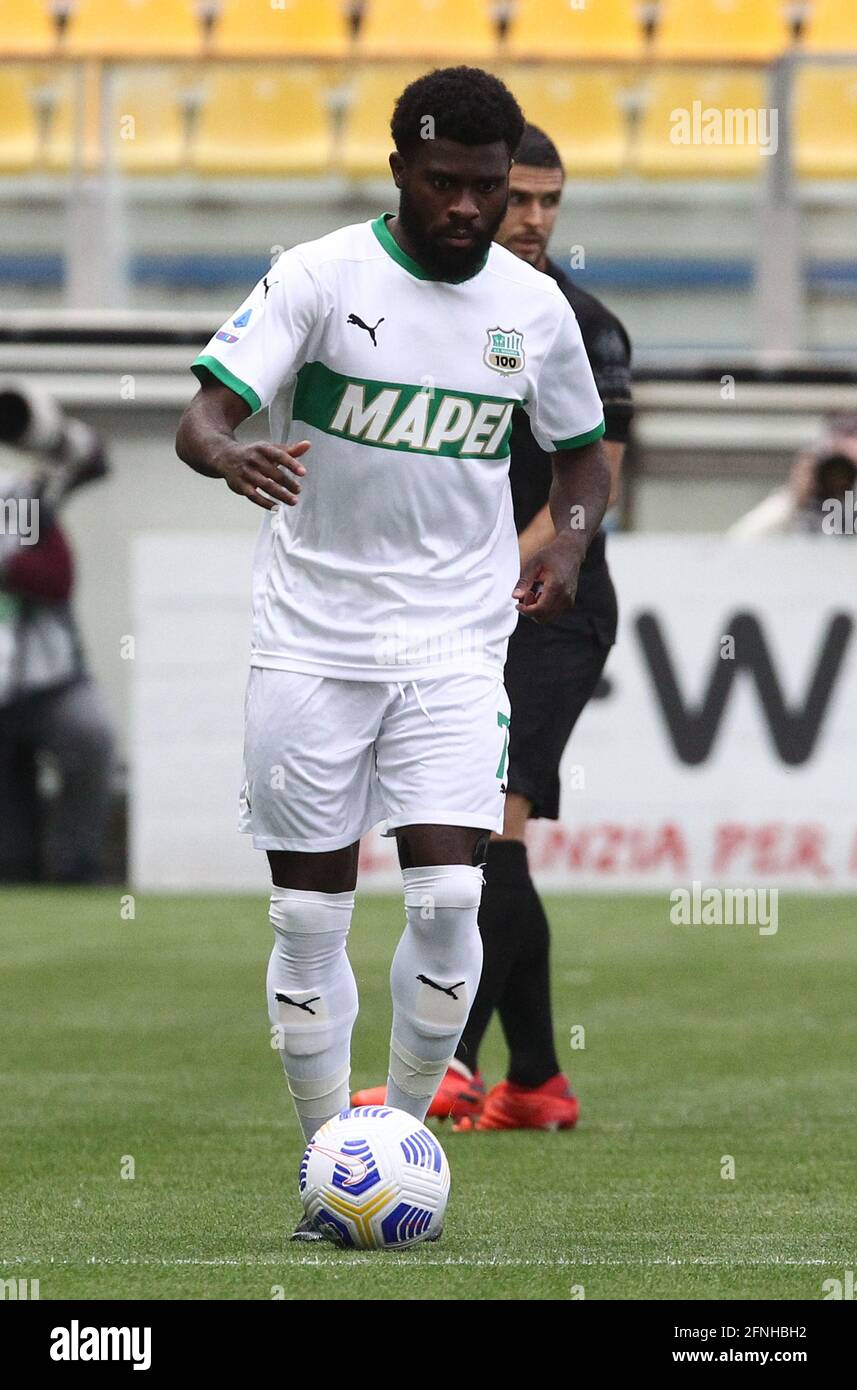 Jeremie Boga (EE.UU Sassuolo) durante la Serie Italiana un ...