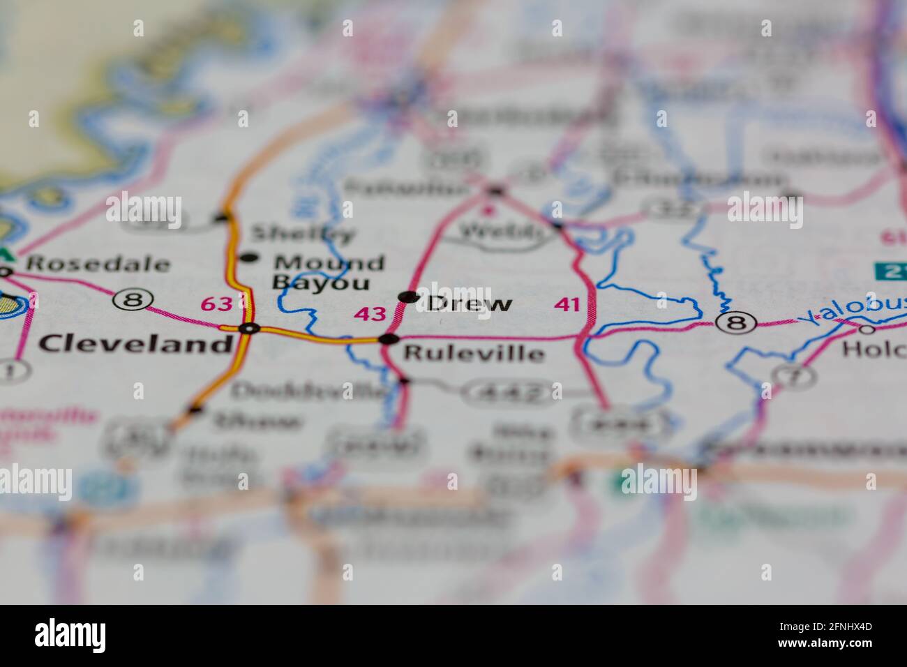 Mapa de drew mississippi fotografías e imágenes de alta resolución Alamy