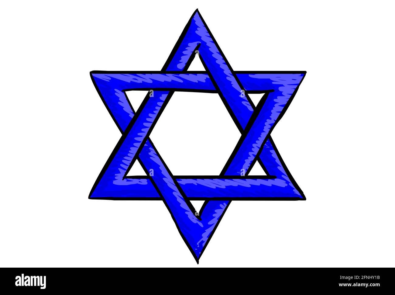 Dibujo animado de la estrella de david símbolo aislado sobre fondo blanco. Icono del judaísmo azul Fotografía de stock - Alamy Dibujo animado de la estrella de david símbolo aislado sobre fondo blanco. Icono del judaísmo azul Fotografía de stock - Alamy