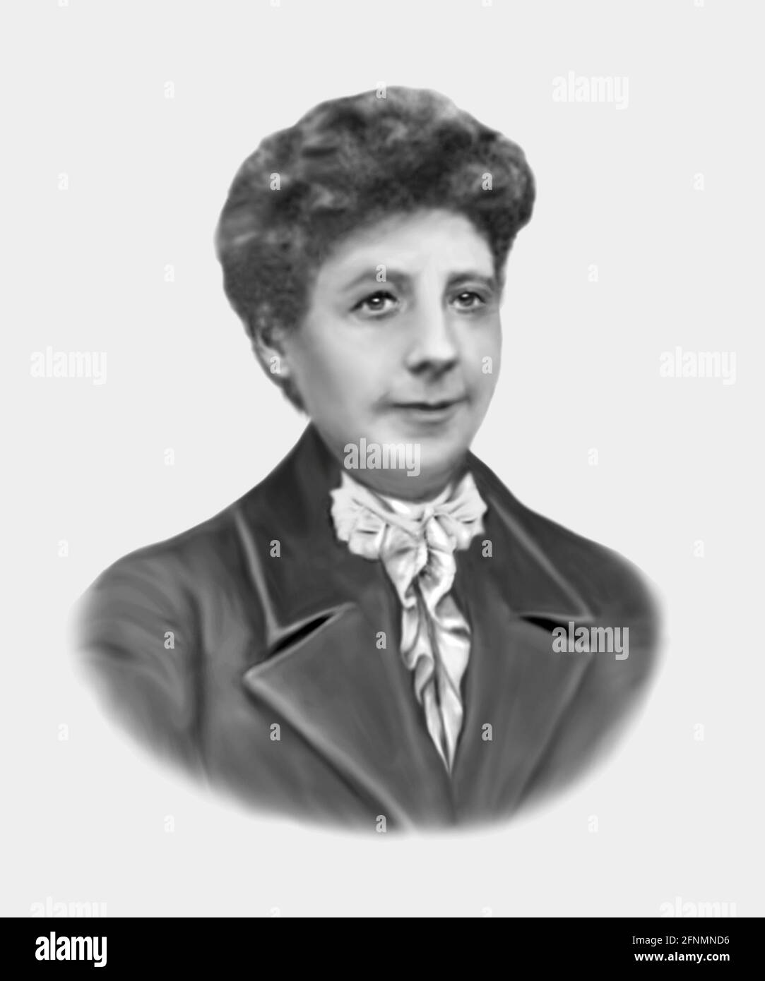 Mary Elizabeth Anderson 1866-1953 Desarrolladora de Bienes Raíces Americana, viticultor Inventor Escobillas del limpiaparabrisas Foto de stock