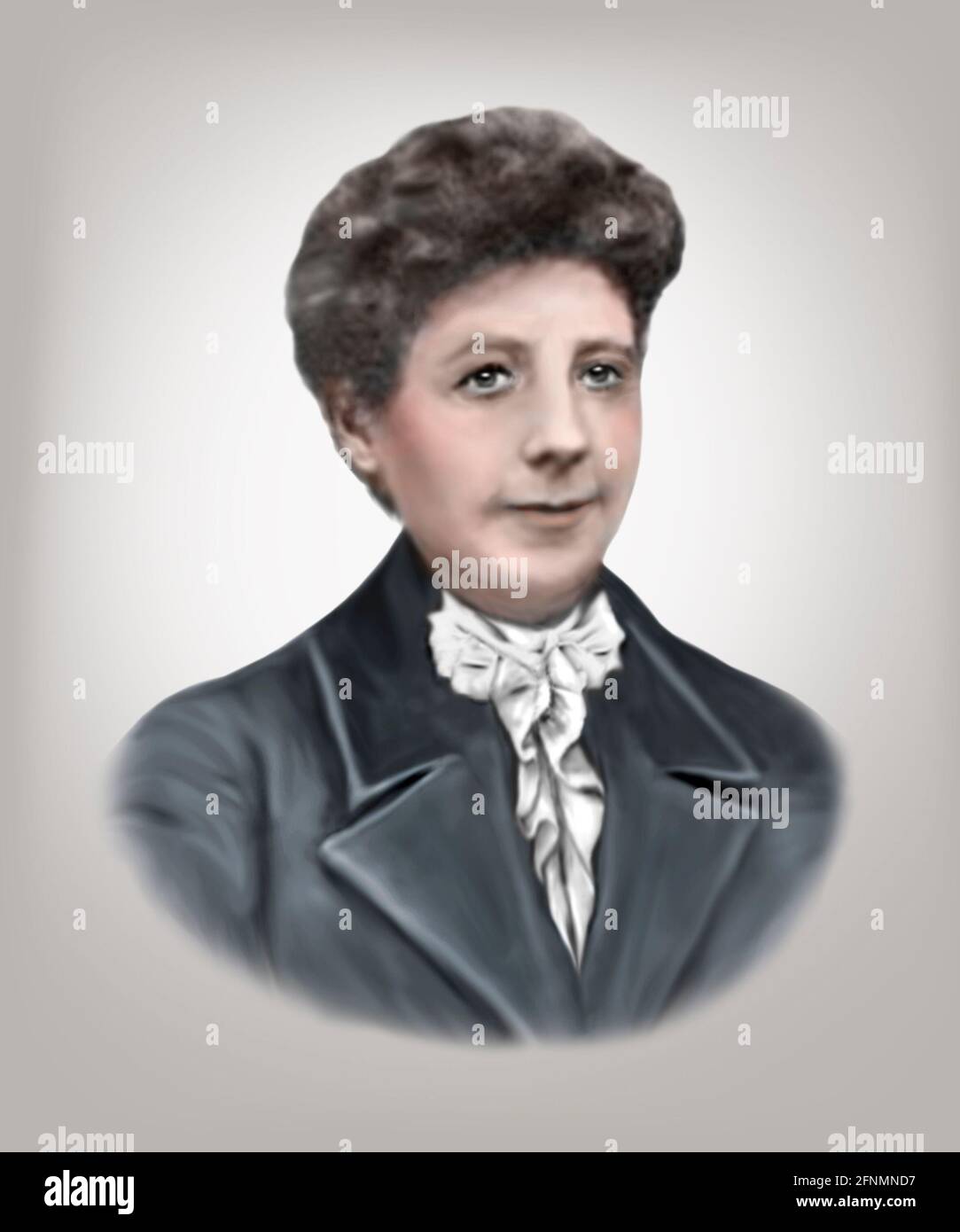 Mary Elizabeth Anderson 1866-1953 Desarrolladora de Bienes Raíces Americana, viticultor Inventor Escobillas del limpiaparabrisas Foto de stock