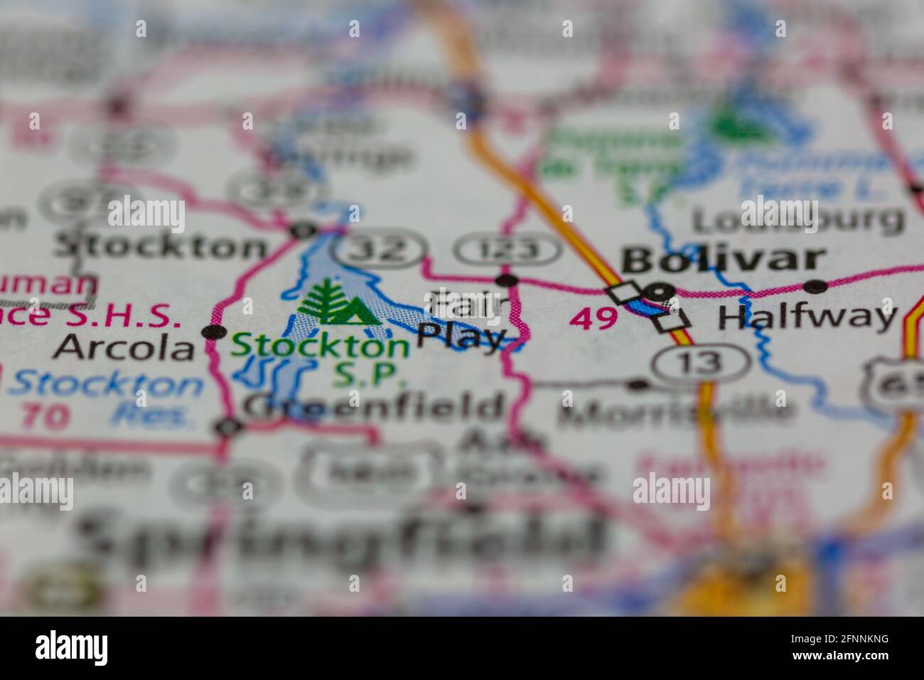 Fair play missouri en un mapa fotografías e imágenes de alta resolución
