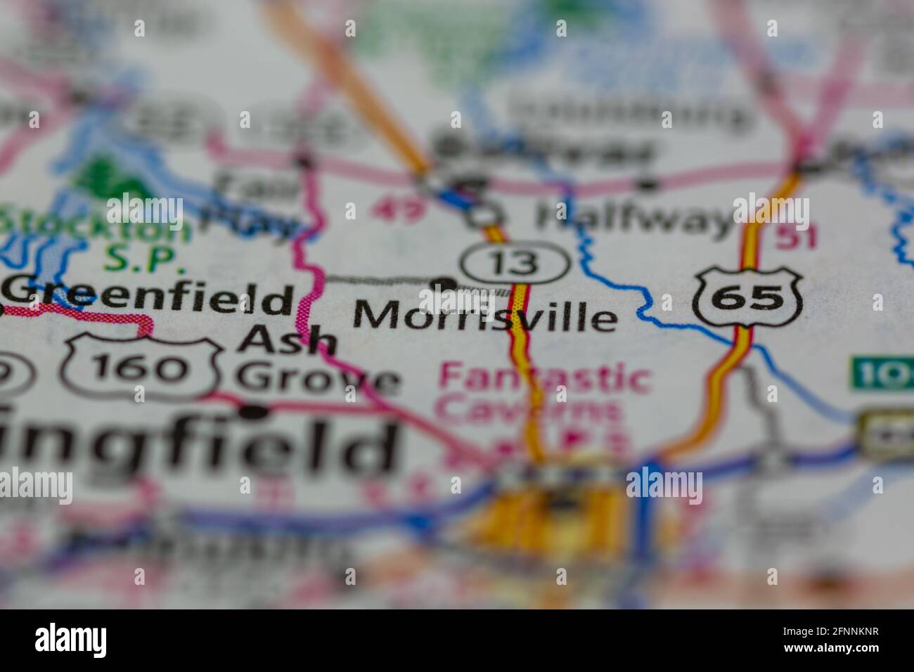 Mapa de morrisville missouri fotografías e imágenes de alta resolución