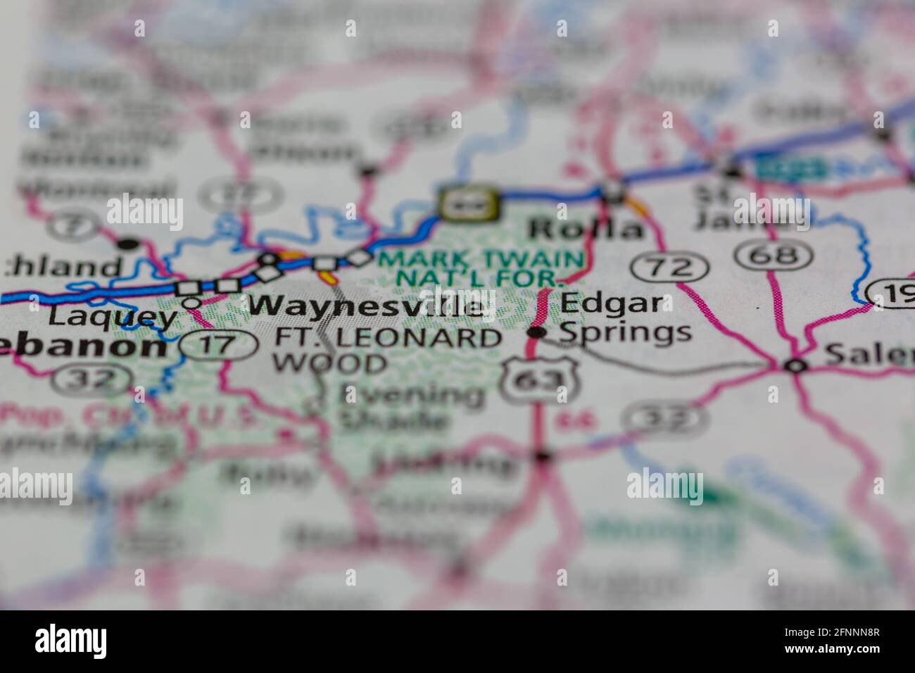 Waynesville en un mapa fotografías e imágenes de alta resolución Alamy