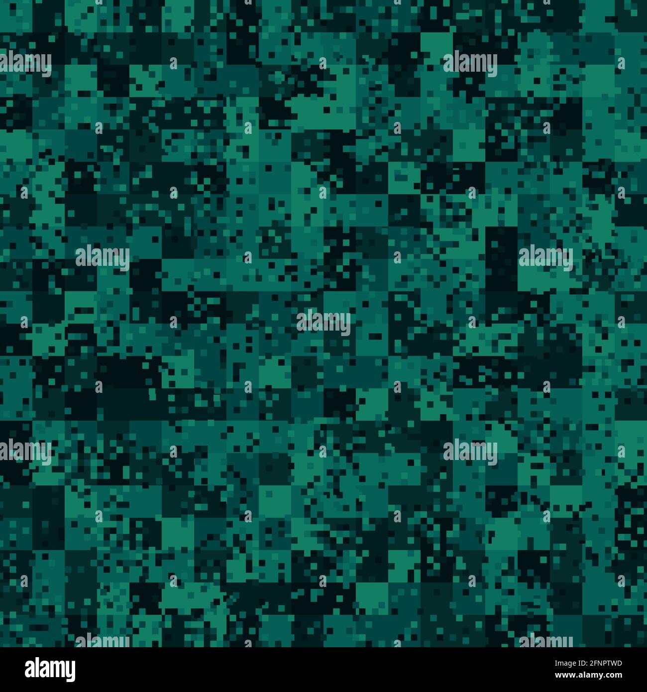 Vector de textura de camuflaje digital sin costuras para la impresión textil del ejército Ilustración del Vector