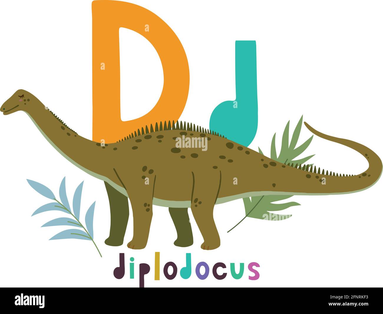 Desenhos Animados Grande Dinossauro Roxo Com Longo Diplodocus Pescoço  imagem vetorial de dualoro© 330026262