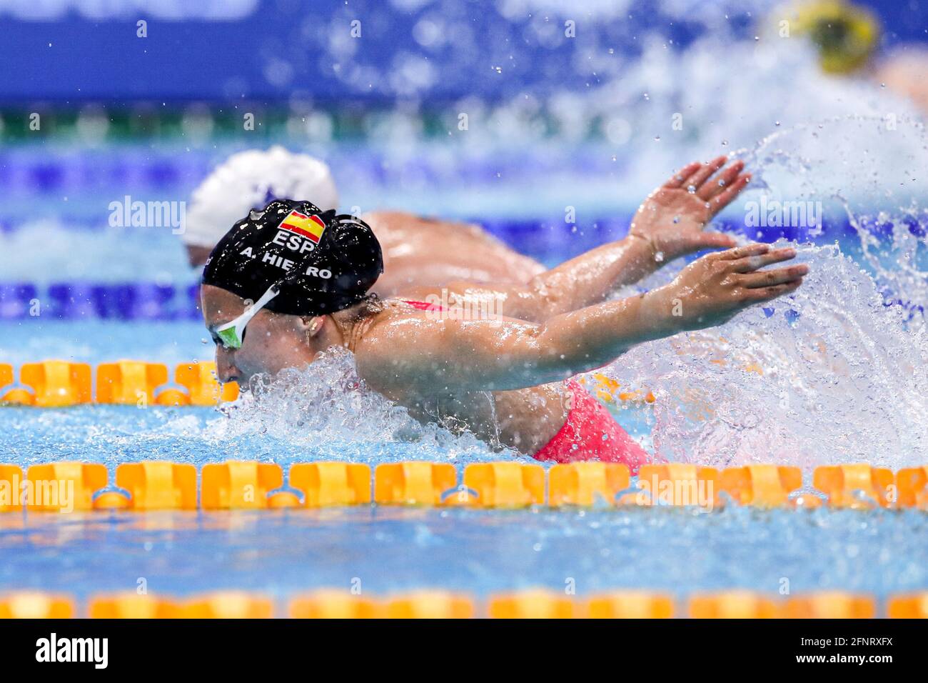 BUDAPEST, HUNGRÍA - MAYO 17: Aina Pujol Hierro de España compitiendo en el  Previo de Mariposas Femenino 100m durante el Campeonato Europeo de  Acuáticos LEN Fotografía de stock - Alamy