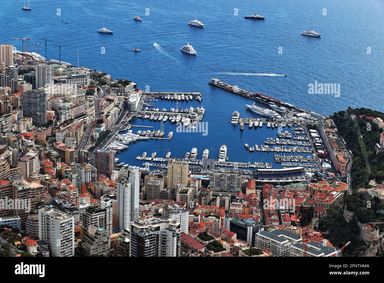 Monte Carlo, Mónaco. 19th de mayo de 2021. Atmósfera - Mónaco escénico. Gran Premio de Mónaco, miércoles 19th de mayo de 2021. Monte Carlo, Mónaco. Crédito: James Moy/Alamy Live News Foto de stock