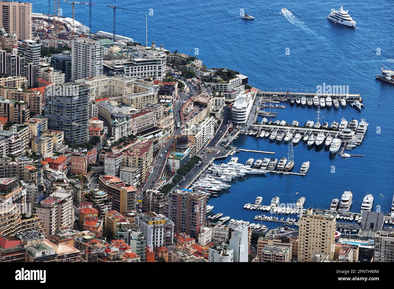 Monte Carlo, Mónaco. 19th de mayo de 2021. Atmósfera - Mónaco escénico. Gran Premio de Mónaco, miércoles 19th de mayo de 2021. Monte Carlo, Mónaco. Crédito: James Moy/Alamy Live News Foto de stock