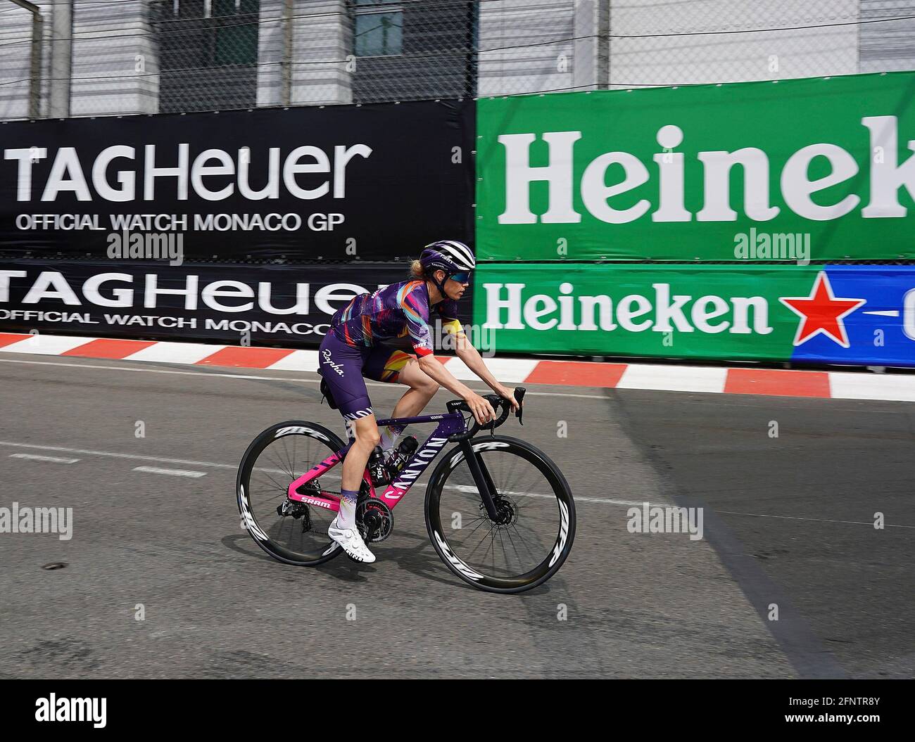 Circuito de bicicletas de mónaco fotografías de alta -