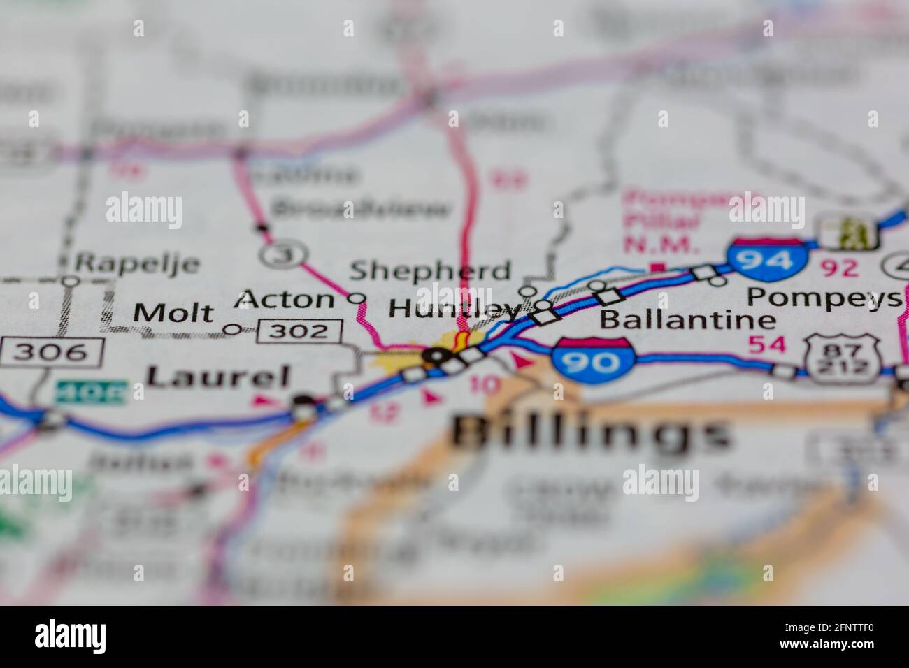 Mappa di huntley montana fotografías e imágenes de alta resolución Alamy