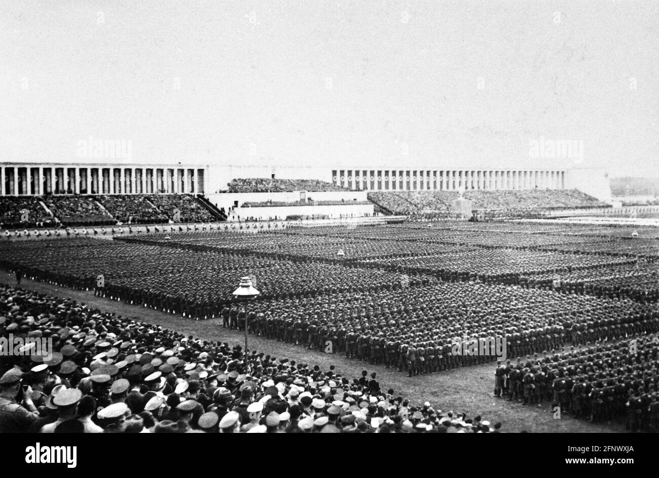 Rally de Nuremberg, 1936 Foto de stock