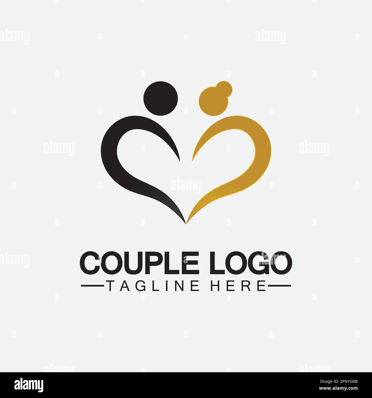personas con pareja de amor vector logotipo icono vector símbolo vector