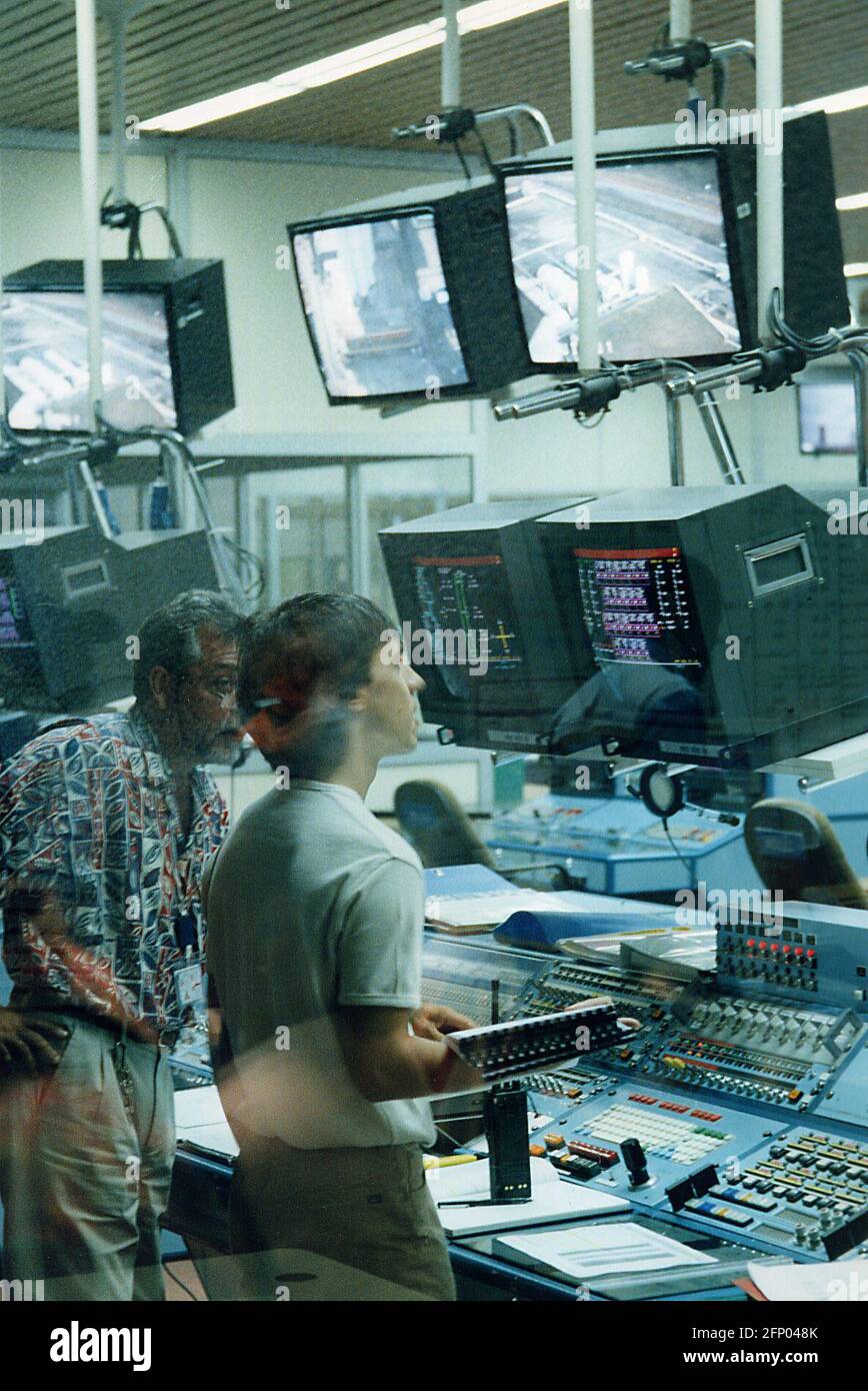 Puerto espacial de Kourou en la Guayana Francesa. Foto de stock