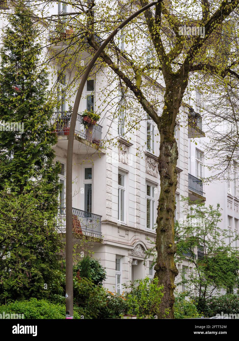 20th c c. , Husumer St. En Hamburgo-Hoheluft-Ost, Alemania, Europa Foto de stock