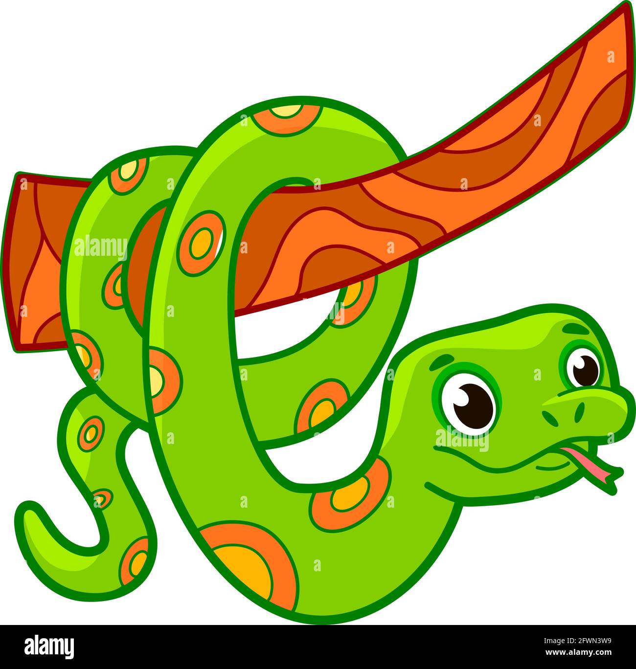 Lindo Dibujo De Serpiente