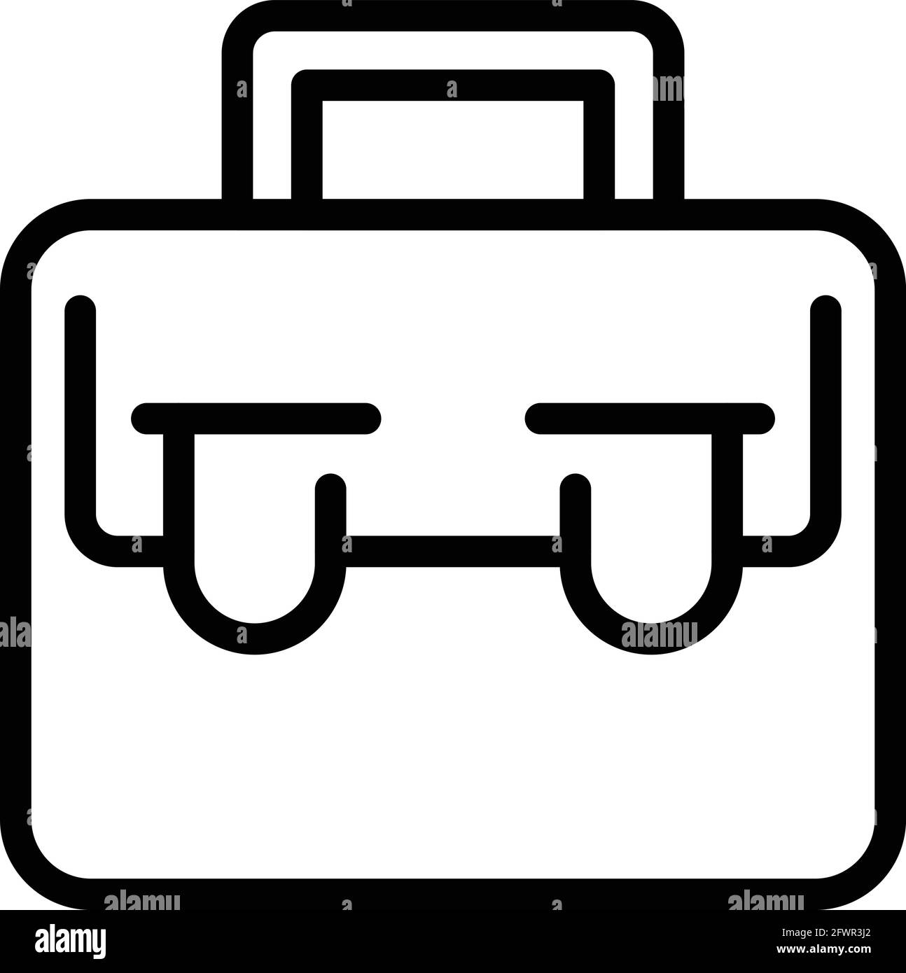 Icono de reparación de maleta. Contorno Reparar icono de vector de maleta  para diseño web aislado sobre fondo blanco Imagen Vector de stock - Alamy