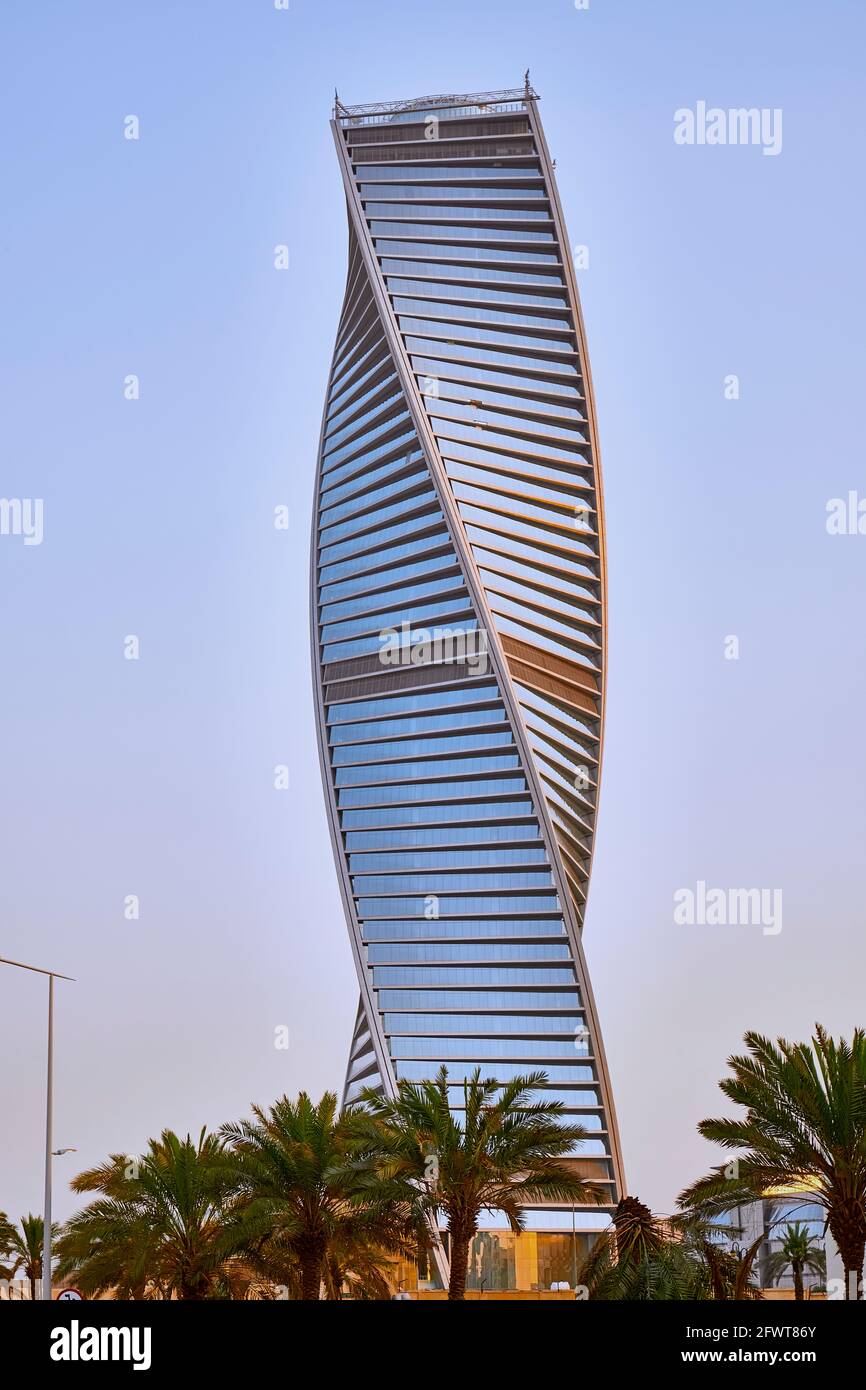 Majdoul Tower, Olaya calle Riyadh Foto de stock