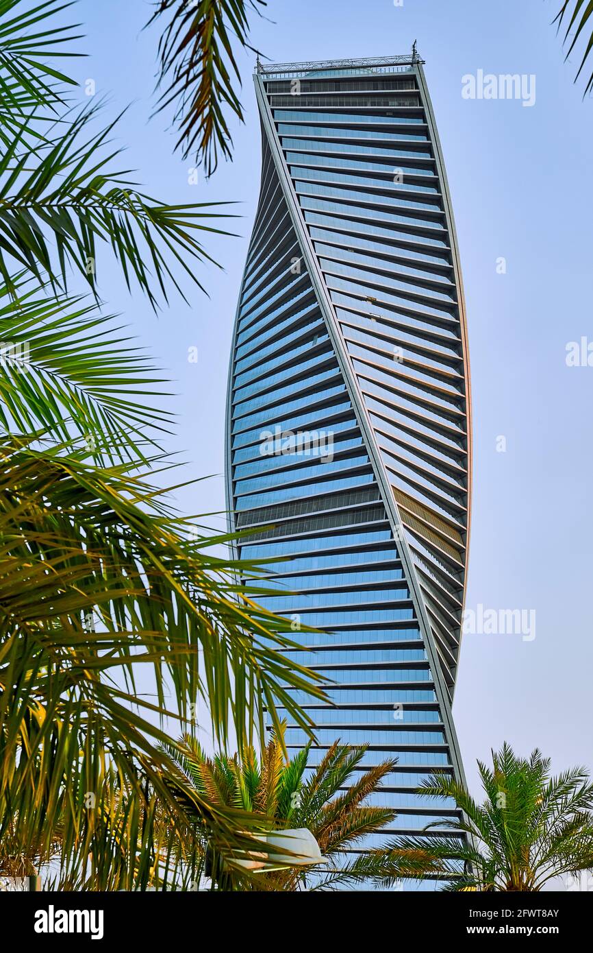 Majdoul Tower, Olaya calle Riyadh Foto de stock