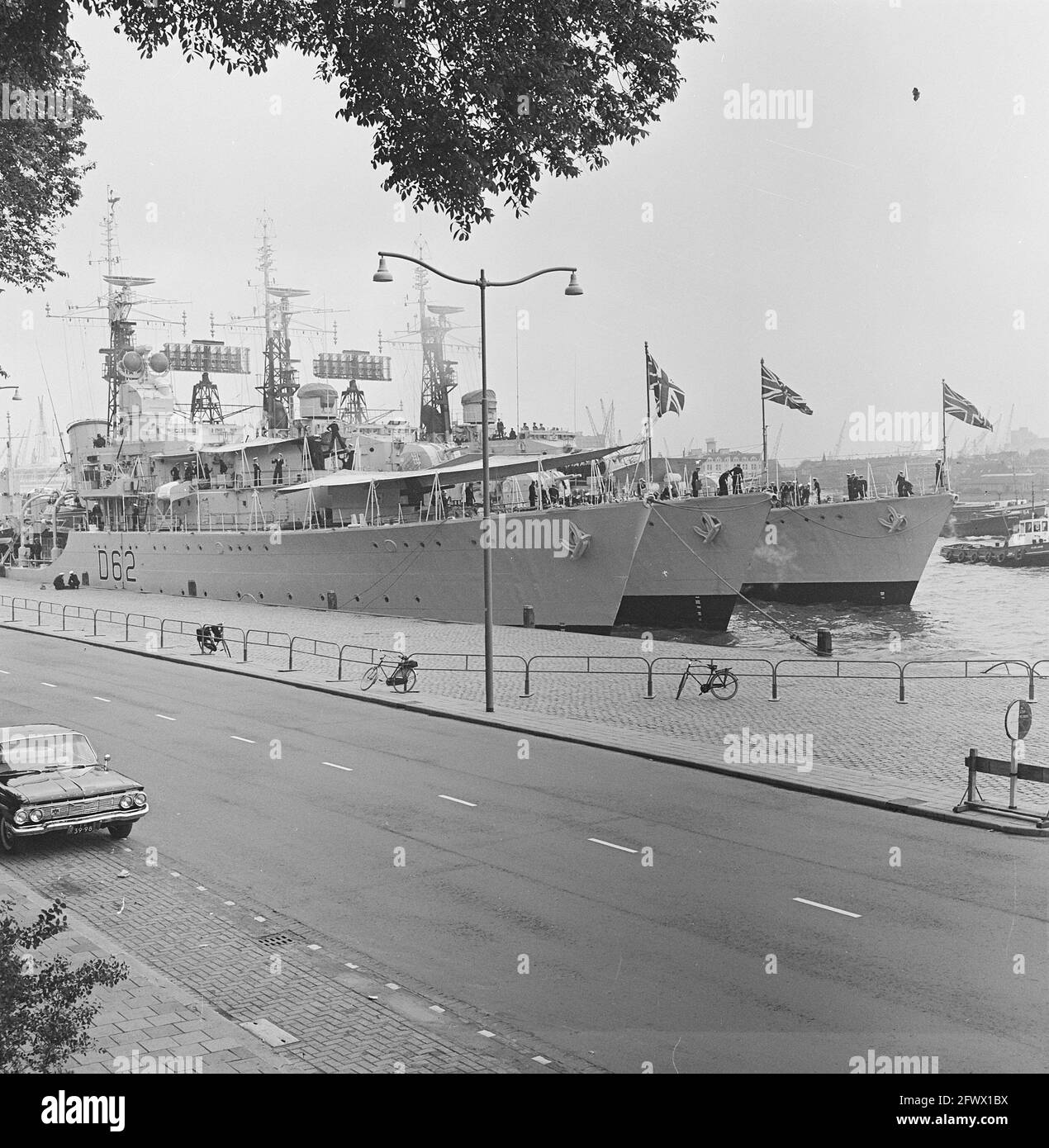 Visita de la flota inglesa a Rotterdam, 29 de mayo de 1962, visitas de la flota, Países Bajos, 20th siglo agencia de prensa foto, noticias para recordar, documental, fotografía histórica 1945-1990, historias visuales, Historia humana del siglo XX, capturando momentos en el tiempo Foto de stock