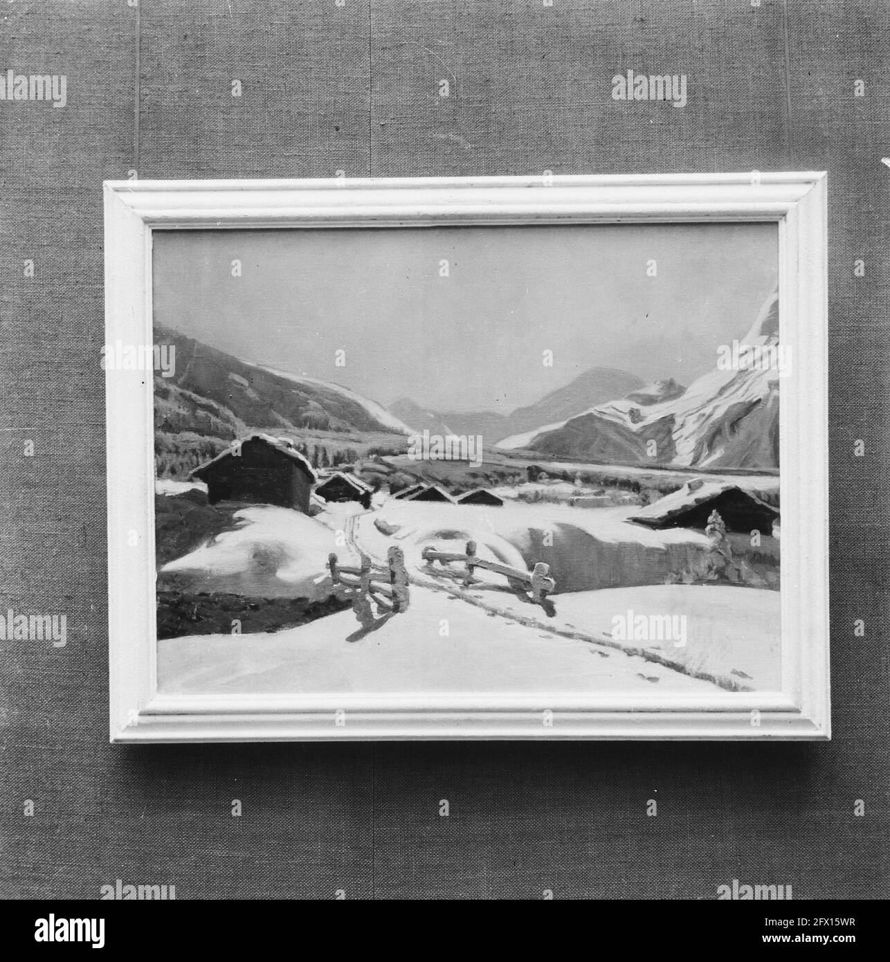 Pinturas de paisaje Imágenes de stock en blanco y negro - Alamy