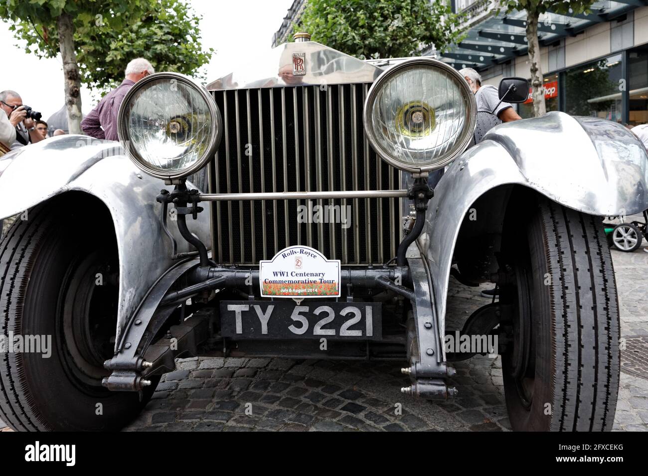Défilé, Rolls-Royce, Lieja Belgique Foto de stock