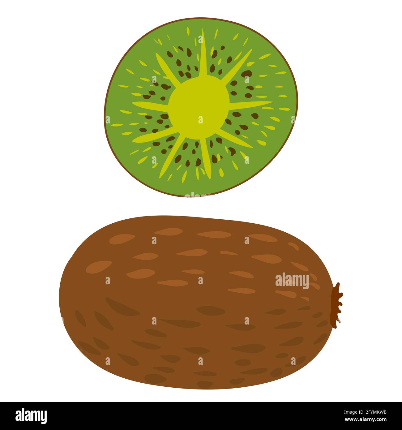 Kiwi fruta entera y en rodajas, producto natural de nutrición orgánica saludable. Vector doodle dibujo animado plano de moda ilustración dibujada a mano aislada Imagen Vector de stock - Alamy Kiwi fruta entera y en rodajas, producto natural de nutrición orgánica saludable. Vector doodle dibujo animado plano de moda ilustración dibujada a mano aislada Imagen Vector de stock - Alamy