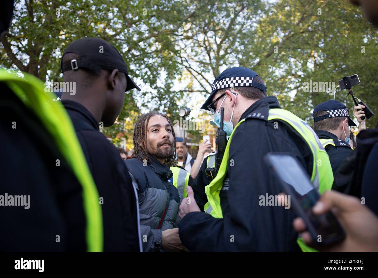 Londres, Reino Unido. 29th de mayo de 2021. Protesta de Unámonos por la Libertad, Londres, Reino Unido Crédito: Yuen Ching Ng/Alamy Live News Foto de stock