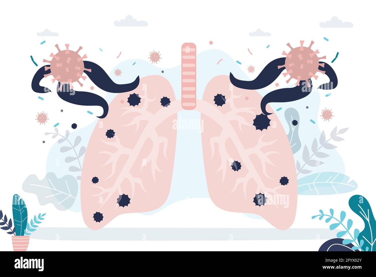 Enfermedad de las vías respiratorias fotografías e imágenes de alta  resolución - Alamy