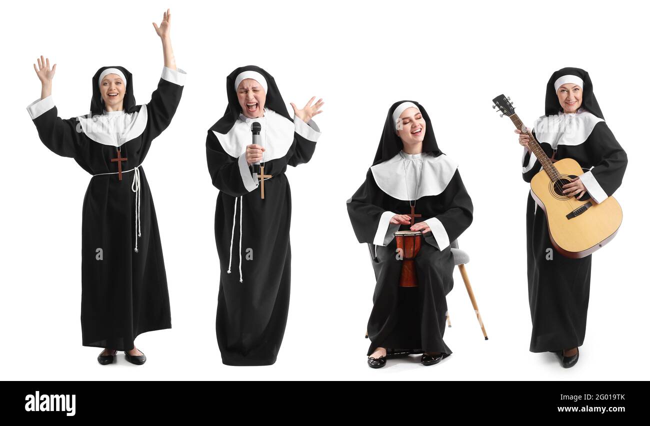 Monjas cantantes fotografías e imágenes de alta resolución - Alamy