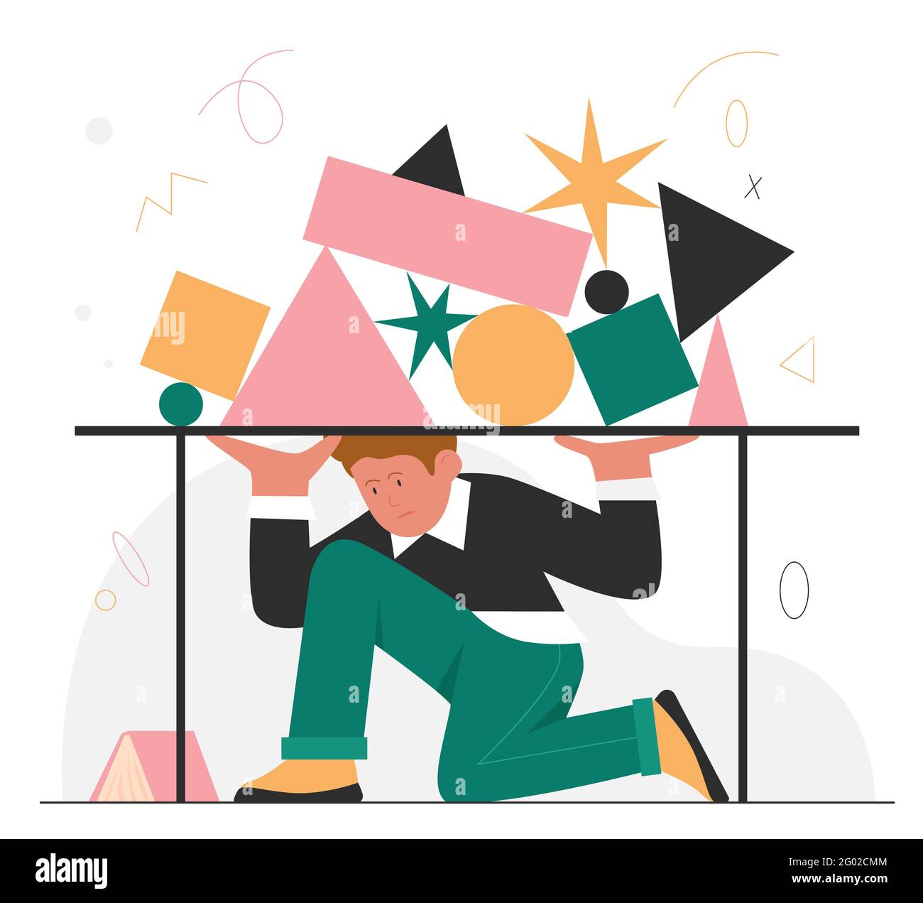 Problemas emocionales Imágenes vectoriales de stock Alamy