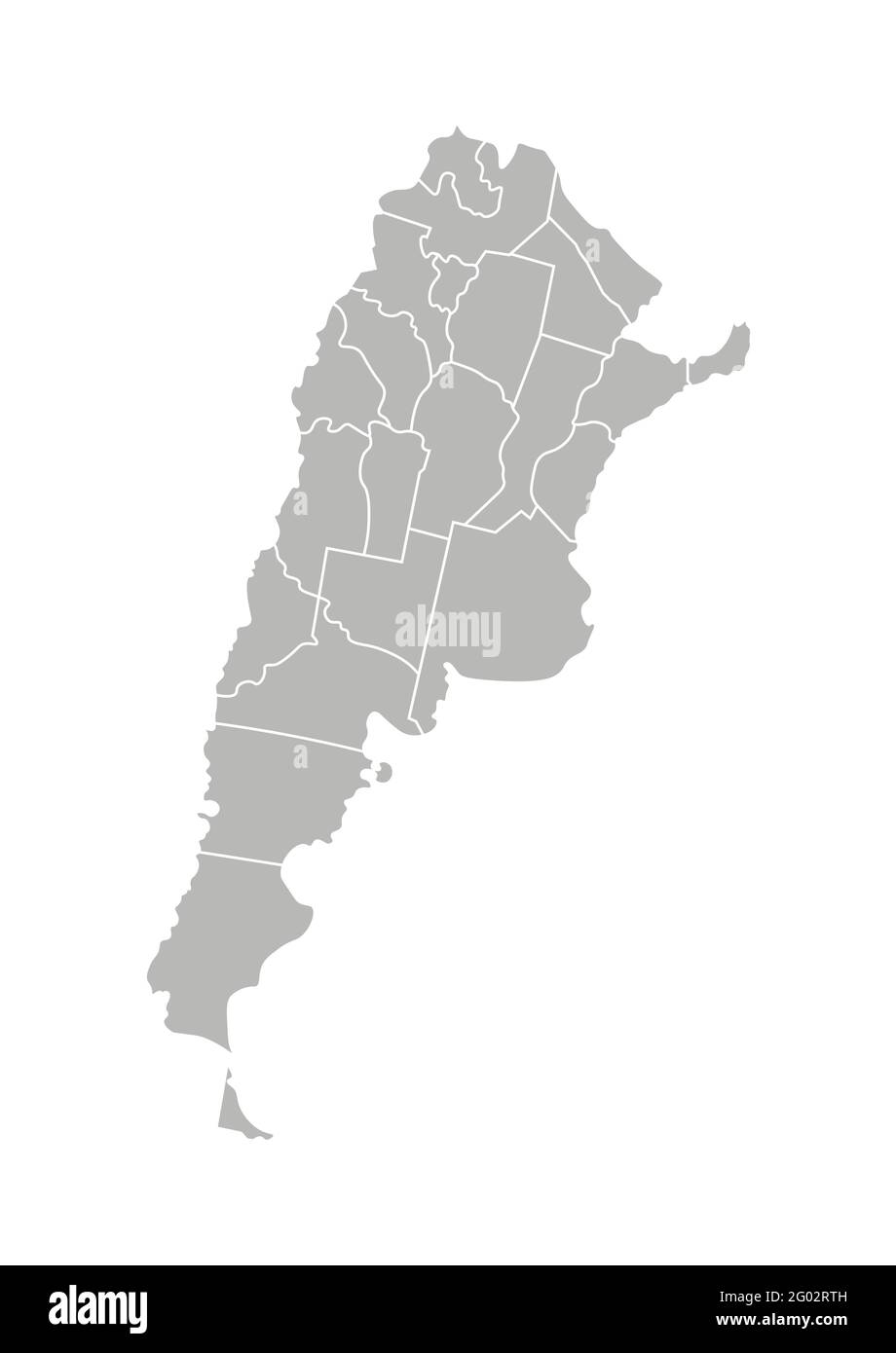 Mapa argentina provincias mendoza fotografías e imágenes de alta