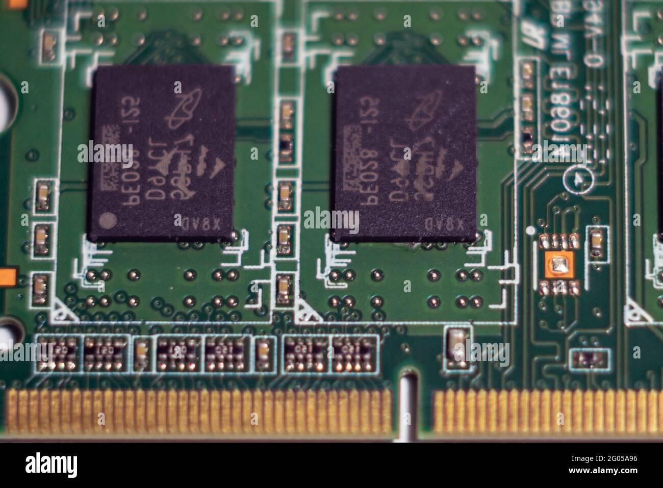 Detalles de la memoria del ordenador RAM del ordenador, sistema, memoria  principal, memoria de acceso aleatorio, memoria interna, a bordo, detalles  del ordenador, primer plano Fotografía de stock - Alamy