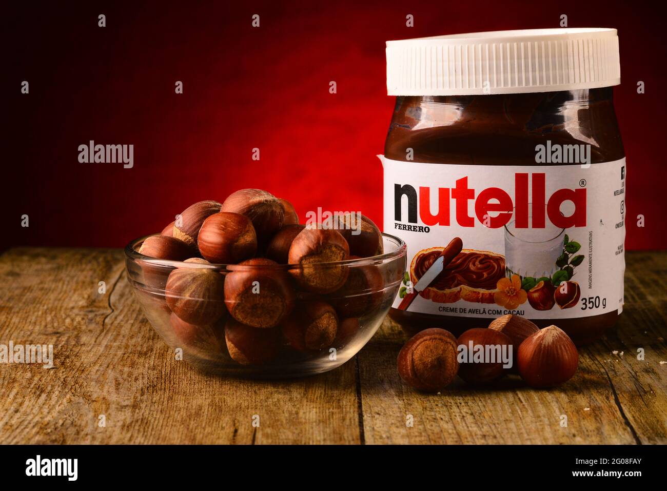 Pan De Nutella Fotos E Imagenes De Stock Alamy