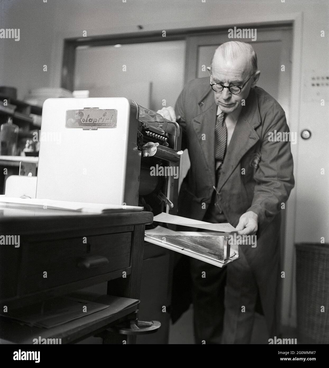 Primer invento de impresora fotografías e imágenes de alta resolución -  Alamy