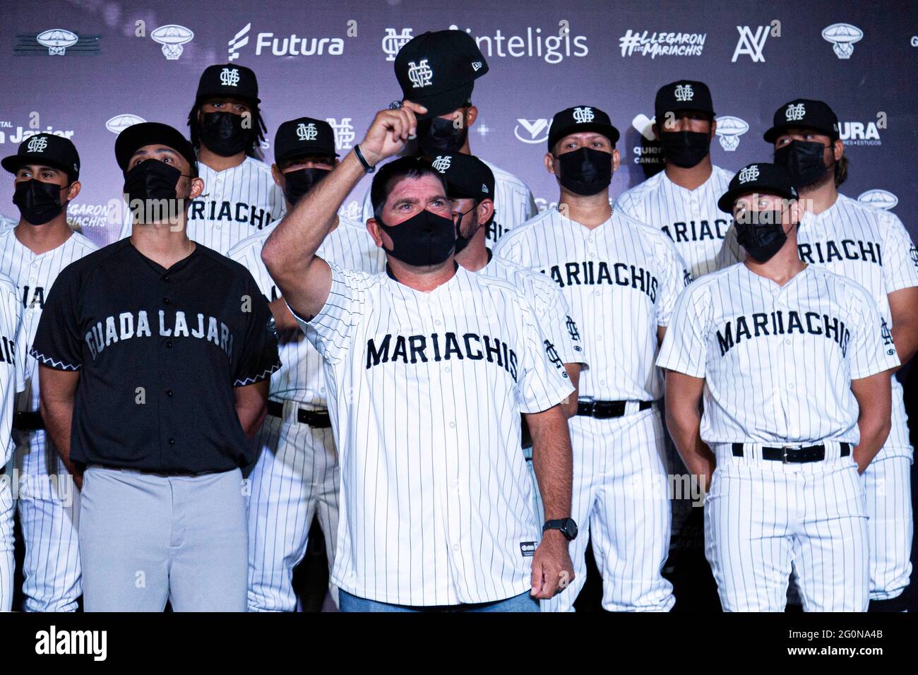 Equipo de béisbol Los Mariachis de Guadalajara de la Liga Mexicana de  Béisbol .. LMB. LMB (foto de JIMENA MUÑOZ - Los Mariachis) Equipo de béisbol  Los Mariachis de Guadalajara de la