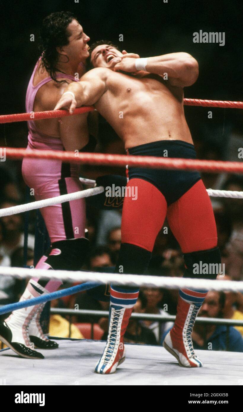 Bret Hart Danny Boy Smith 1987 Foto por John BarrettPhotoLink Fotografía  de stock - Alamy