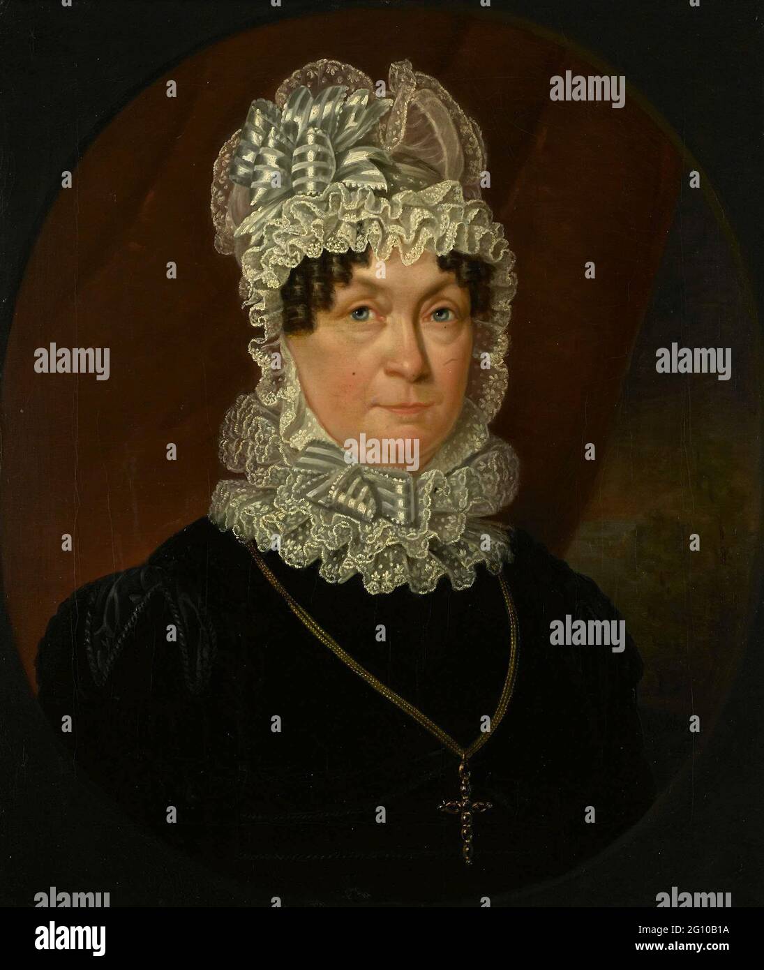 Retrato de Ann Burner (muerto en 1837), esposa o Job Seaburne May