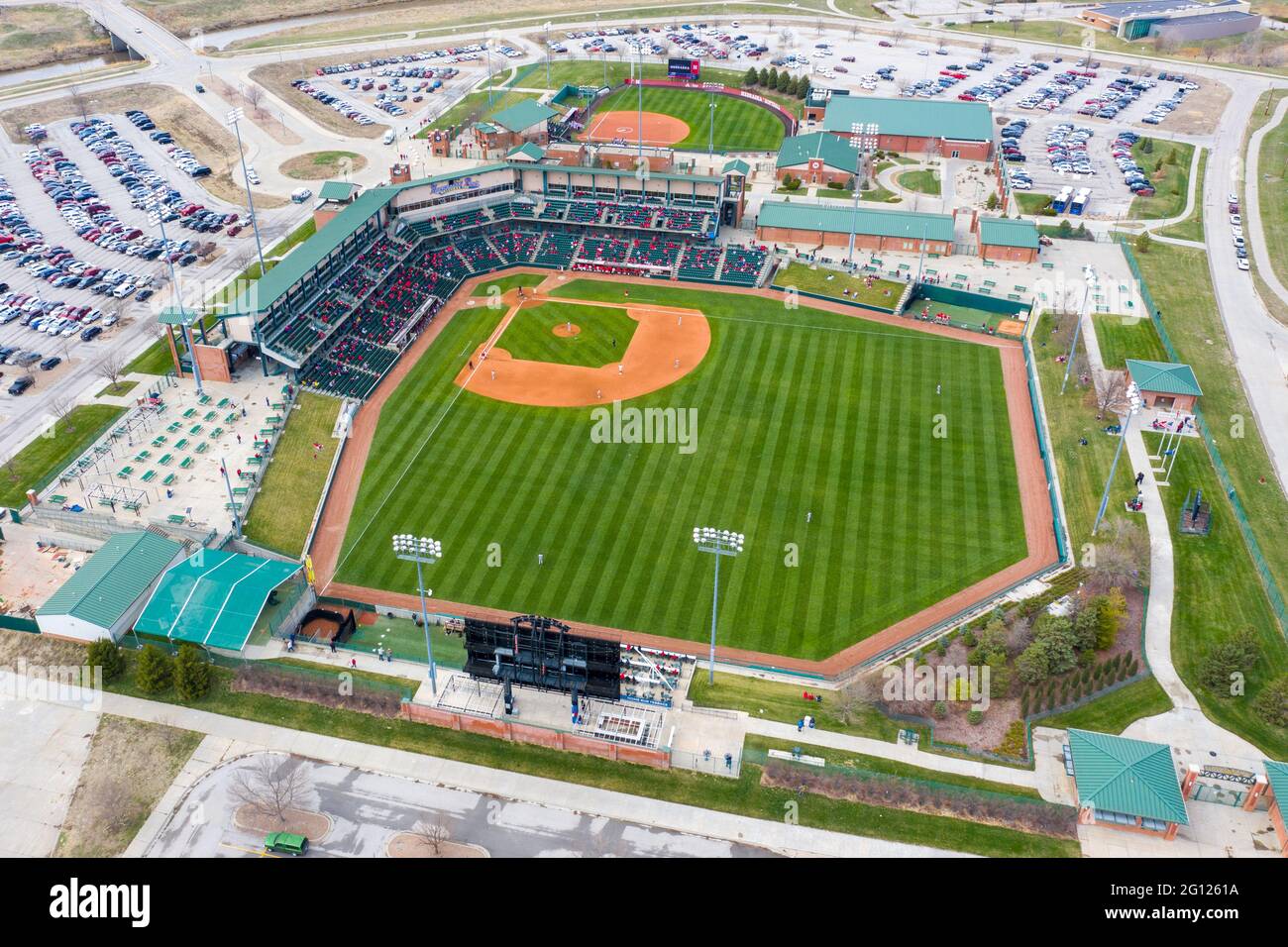 Haymarket Park, estadio de béisbol, Lincoln, Nebraska, Estados Unidos Foto de stock