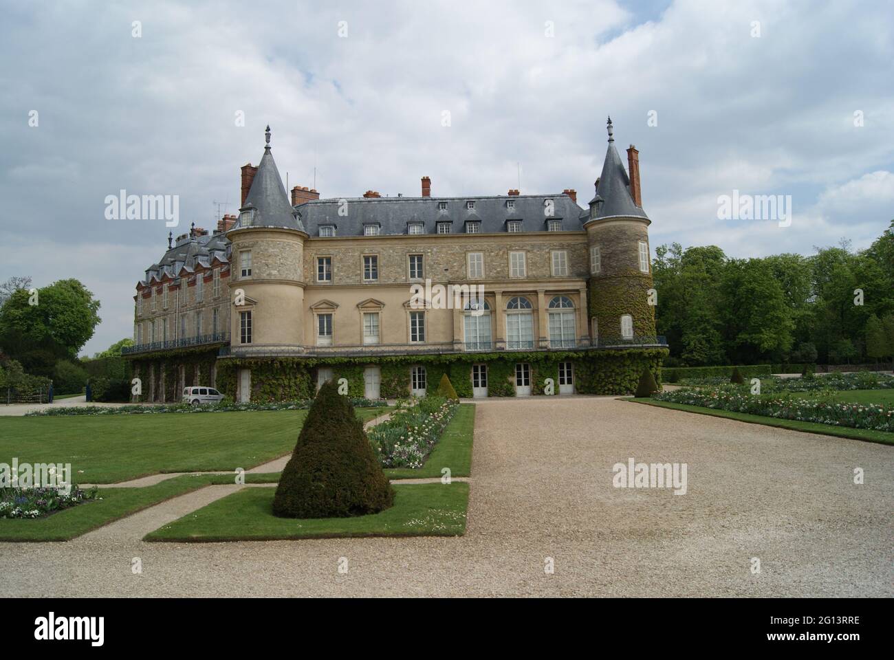 Le Château de Rambouillet, Yvelines, Francia. Foto de stock