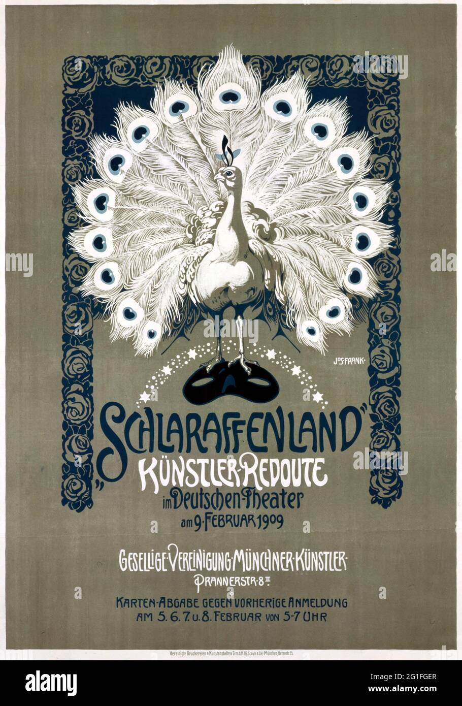 Fiestas, carnaval, 'Schlaraffenland', asociación sociable de artistas de Munich, Deutsches Theatre, DERECHOS ADICIONALES-LIQUIDACIÓN-INFO-NO DISPONIBLE Foto de stock