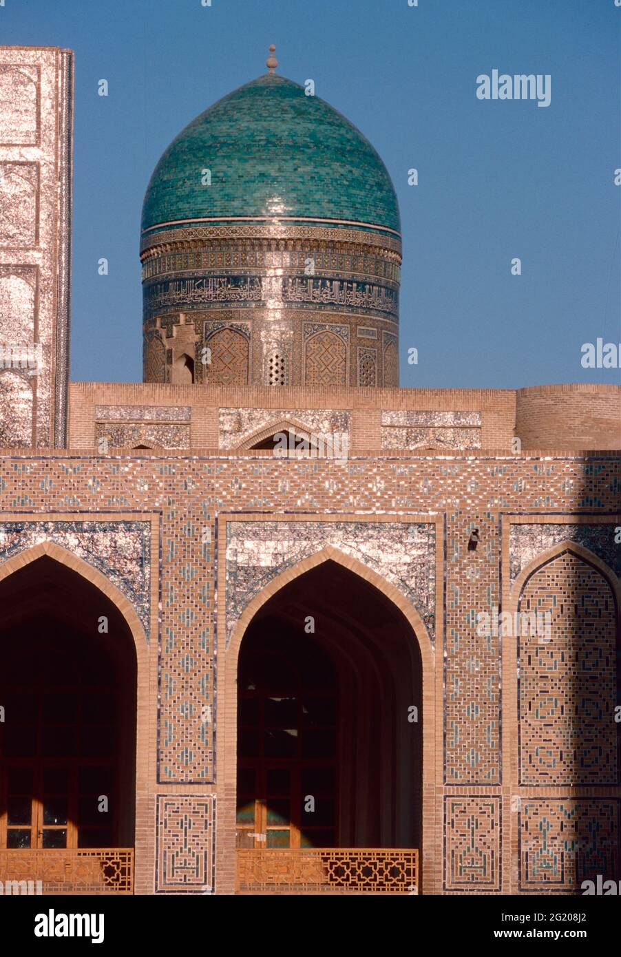 Mezquita de Bibi Khanum, Samarcanda, Uzbekistán 2000 Foto de stock