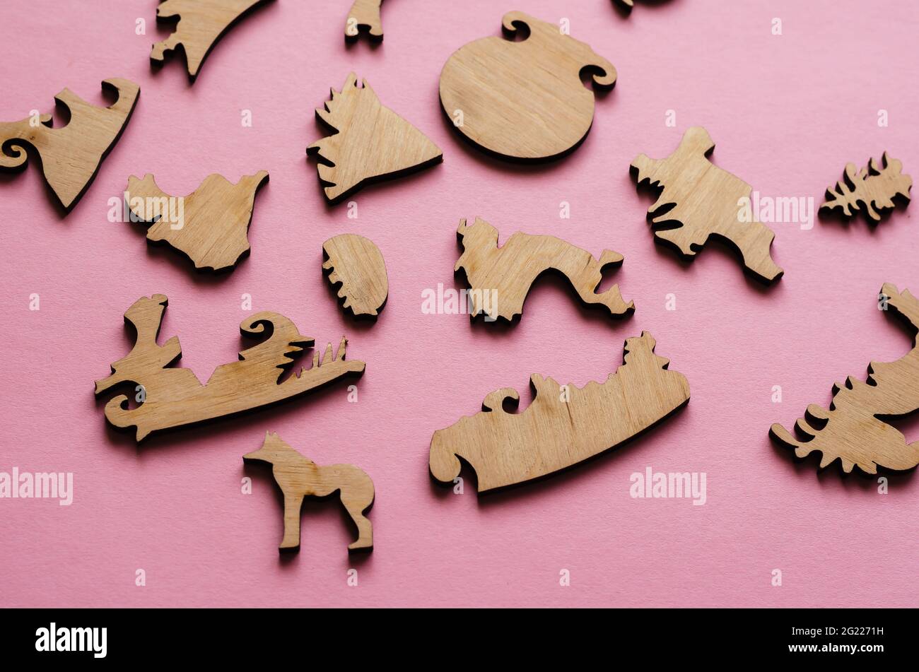 Puzzle piezas animales madera hot sale